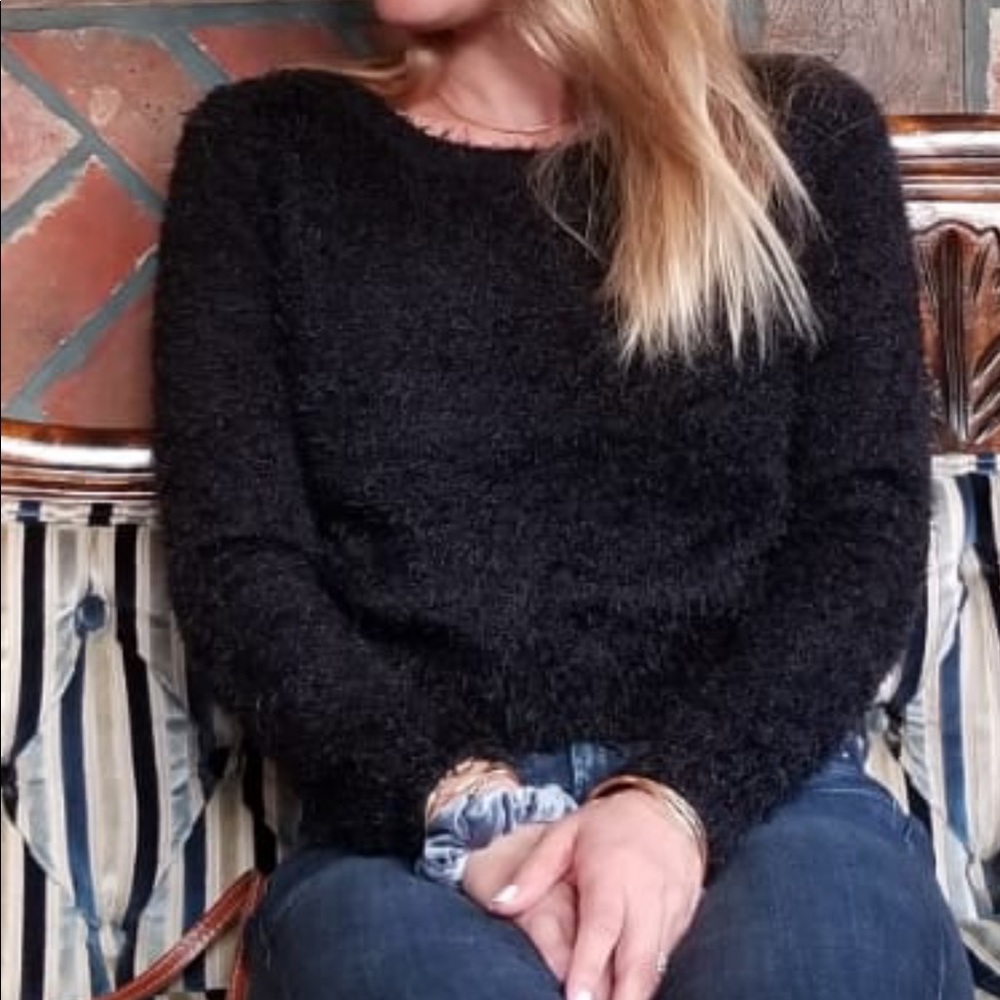 Soft fuzzy sweater
